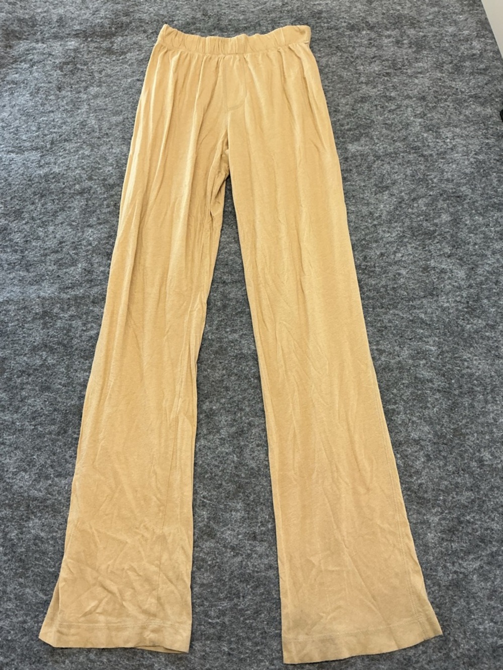 Eterne Sandstone Wide-Leg Pull-On Pants Size XS